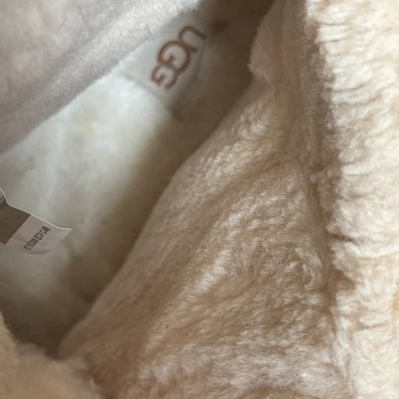 UGG Tan Suede Platform Ankle Boots - Picture 9 of 9